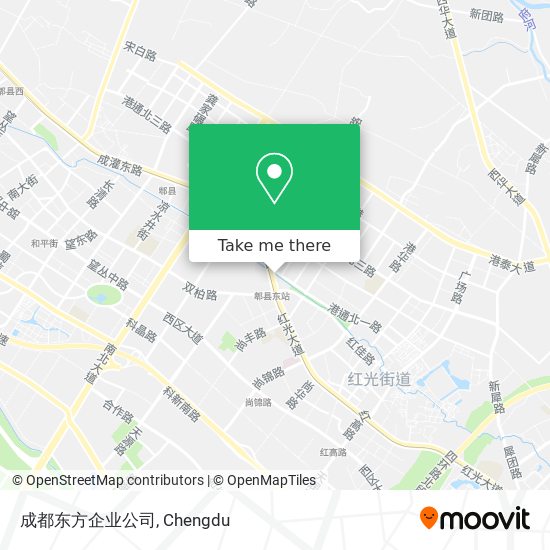 成都东方企业公司 map