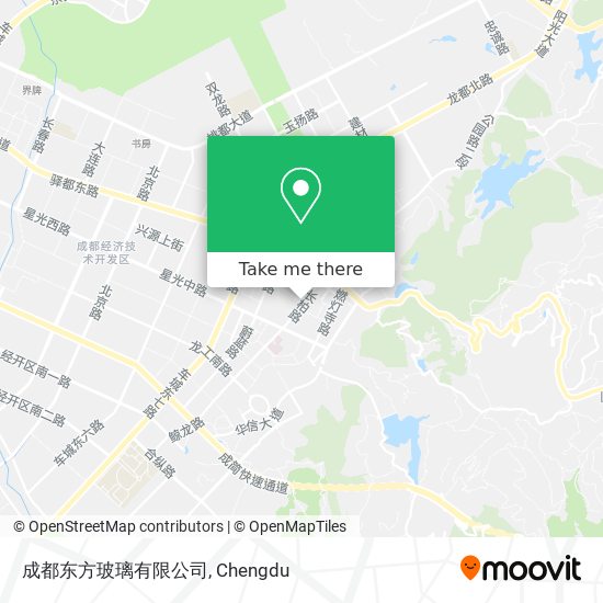 成都东方玻璃有限公司 map