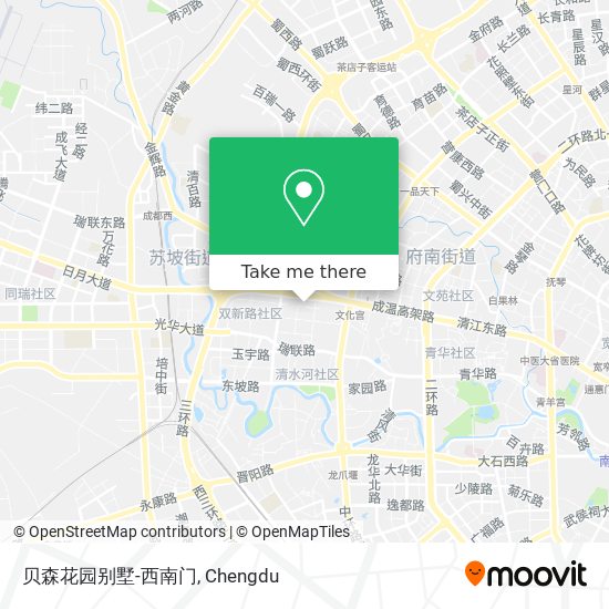 贝森花园别墅-西南门 map