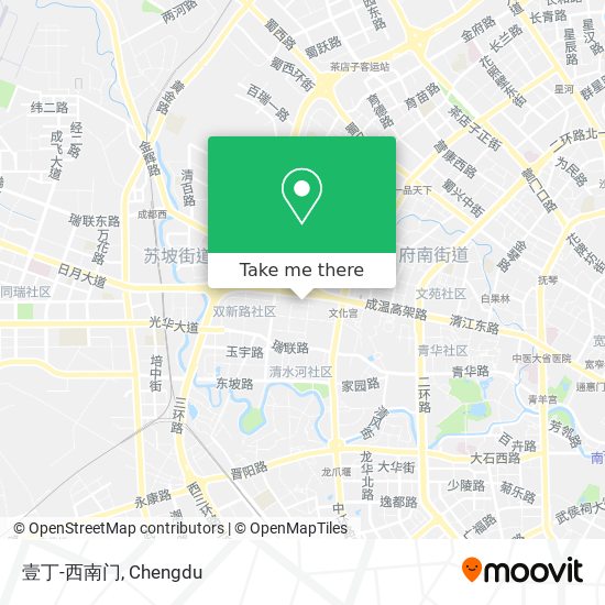 壹丁-西南门 map