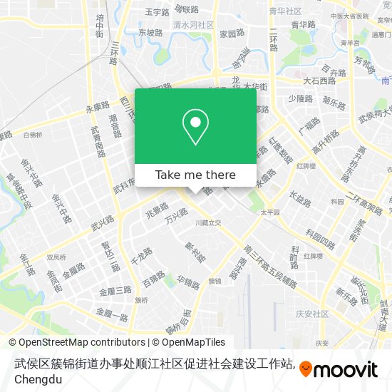 武侯区簇锦街道办事处顺江社区促进社会建设工作站 map