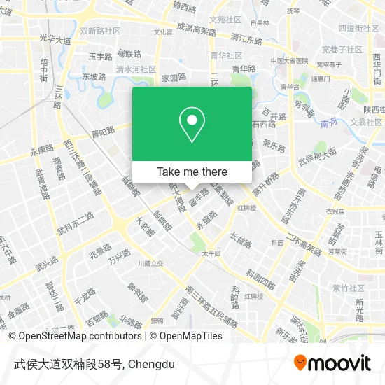 武侯大道双楠段58号 map