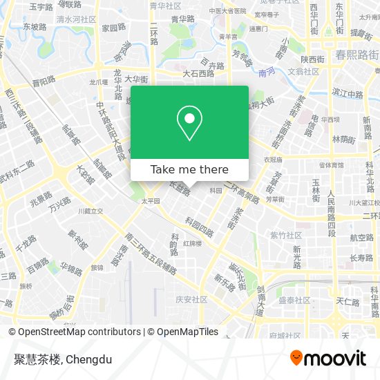 聚慧茶楼 map