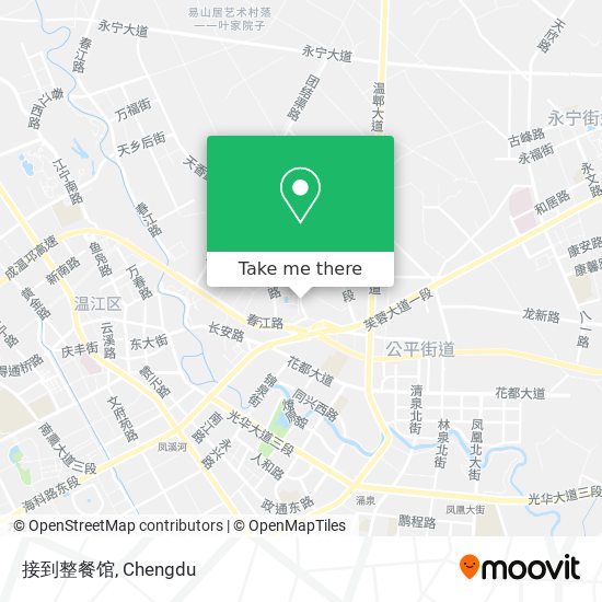 接到整餐馆 map