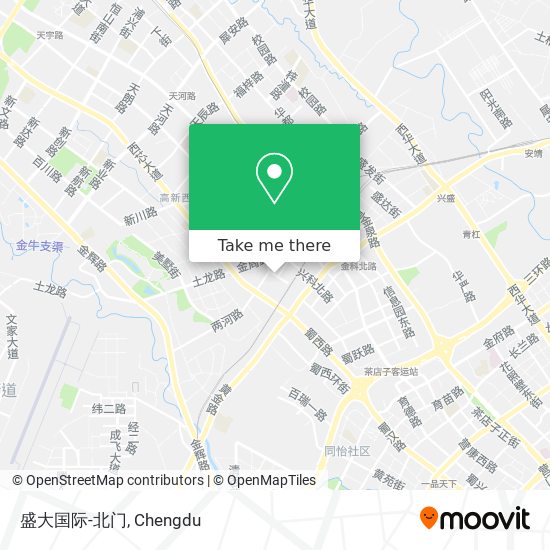 盛大国际-北门 map