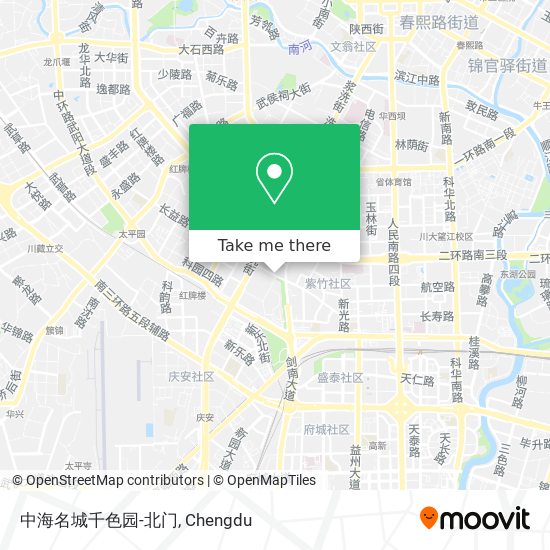 中海名城千色园-北门 map