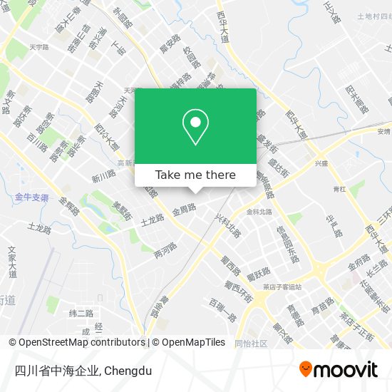 四川省中海企业 map
