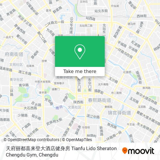 天府丽都喜来登大酒店健身房 Tianfu Lido Sheraton Chengdu Gym map