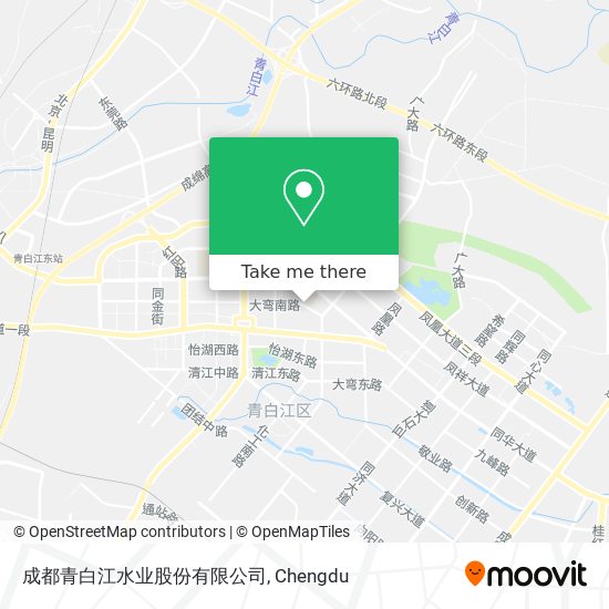 成都青白江水业股份有限公司 map