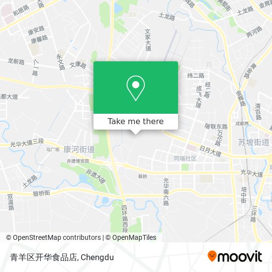 青羊区开华食品店 map