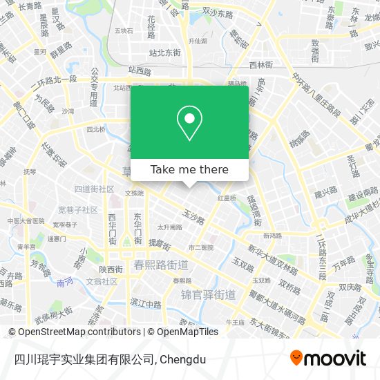 四川琨宇实业集团有限公司 map