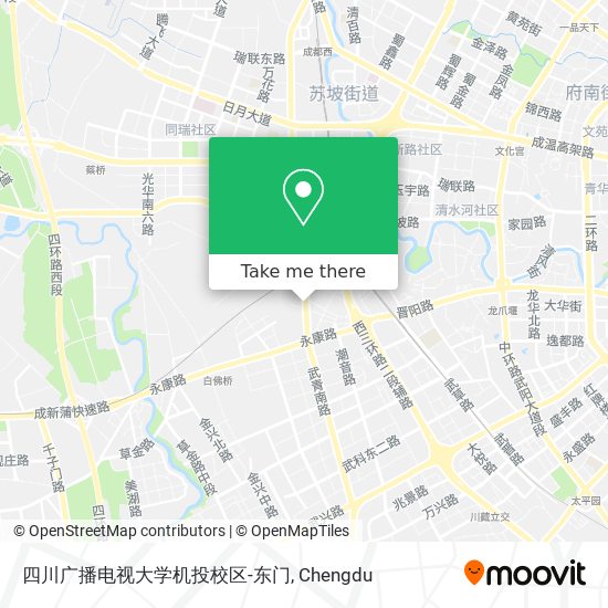 四川广播电视大学机投校区-东门 map