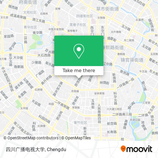 四川广播电视大学 map