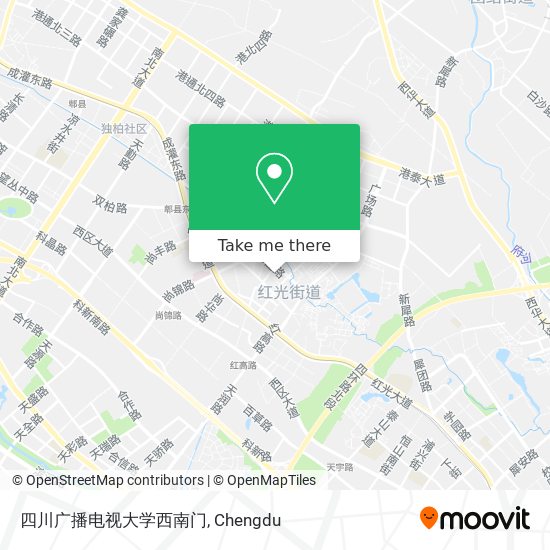 四川广播电视大学西南门 map
