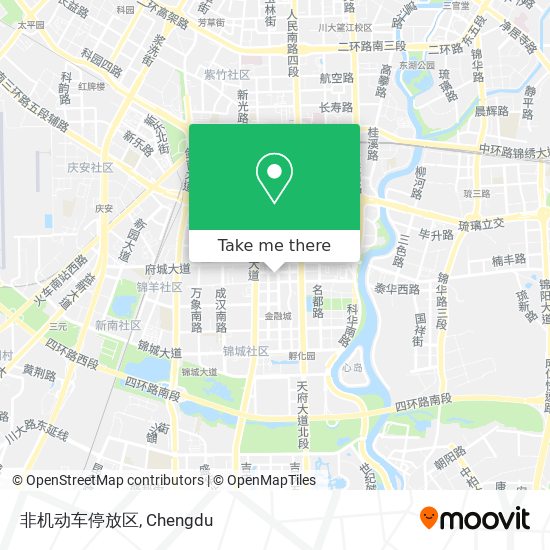 非机动车停放区 map