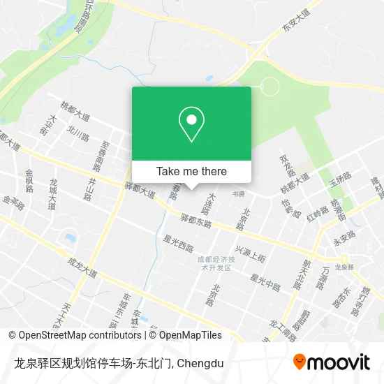 龙泉驿区规划馆停车场-东北门 map