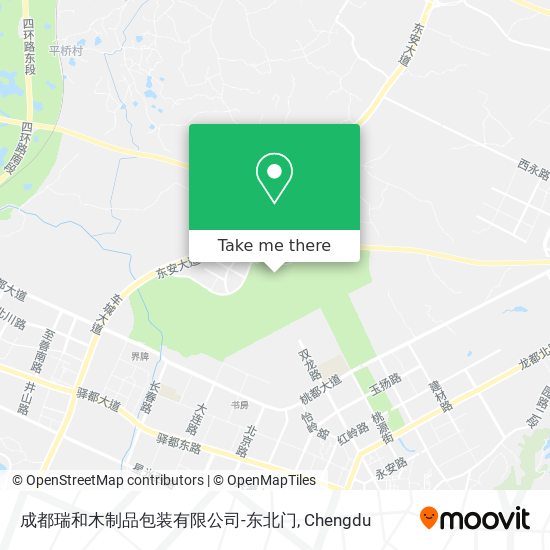 成都瑞和木制品包装有限公司-东北门 map