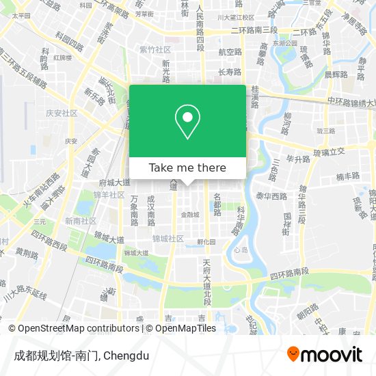 成都规划馆-南门 map