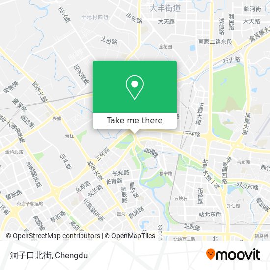 洞子口北街 map