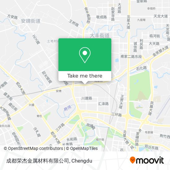 成都荣杰金属材料有限公司 map