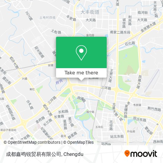 成都鑫鸣锐贸易有限公司 map