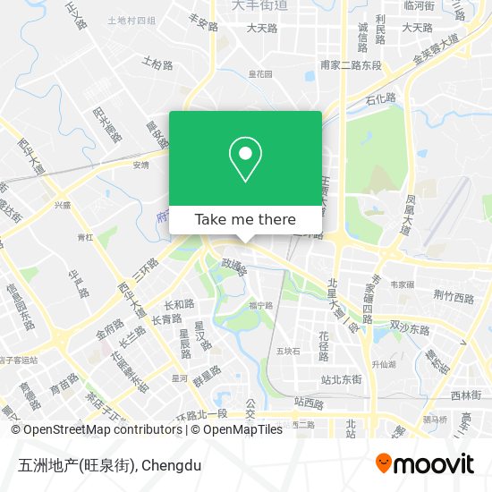 五洲地产(旺泉街) map