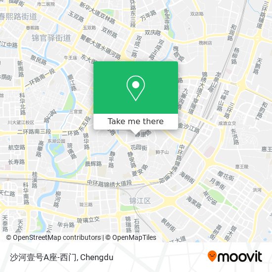 沙河壹号A座-西门 map