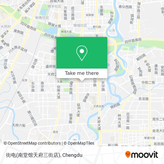 街电(南堂馆天府三街店) map