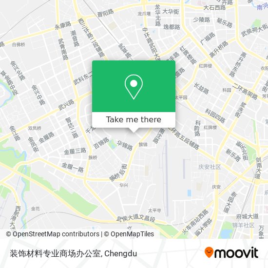 装饰材料专业商场办公室 map