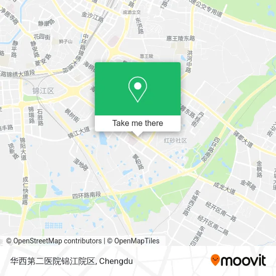 华西第二医院锦江院区 map