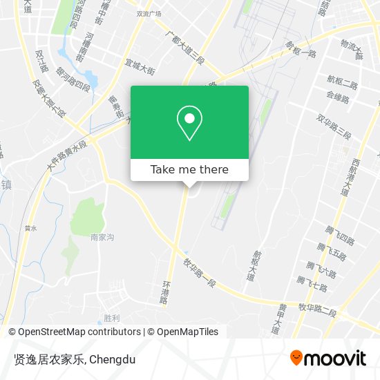 贤逸居农家乐 map