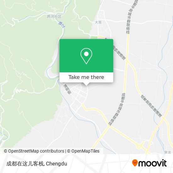 成都在这儿客栈 map