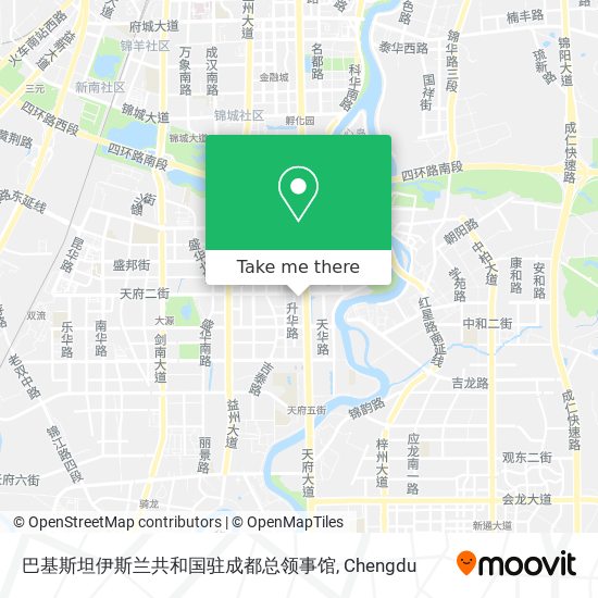 巴基斯坦伊斯兰共和国驻成都总领事馆 map