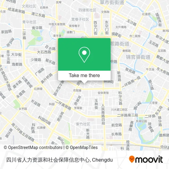 四川省人力资源和社会保障信息中心 map