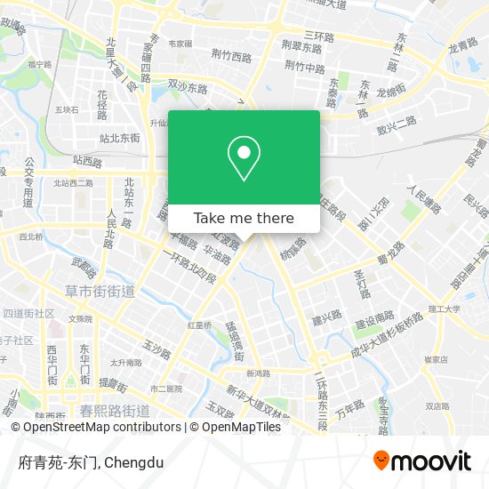 府青苑-东门 map