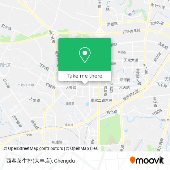 西客莱牛排(大丰店) map