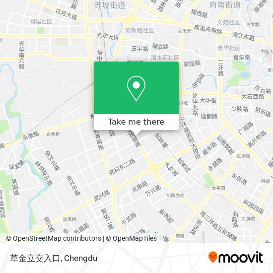 草金立交入口 map