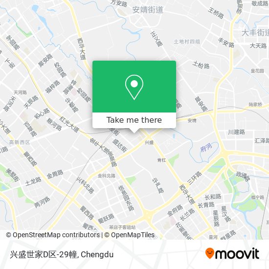 兴盛世家D区-29幢 map