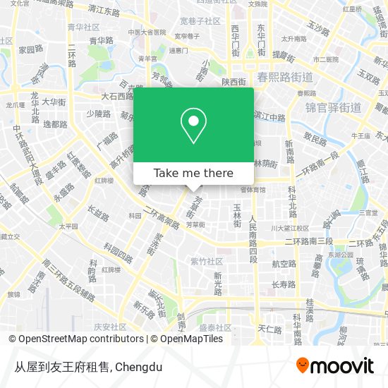 从屋到友王府租售 map