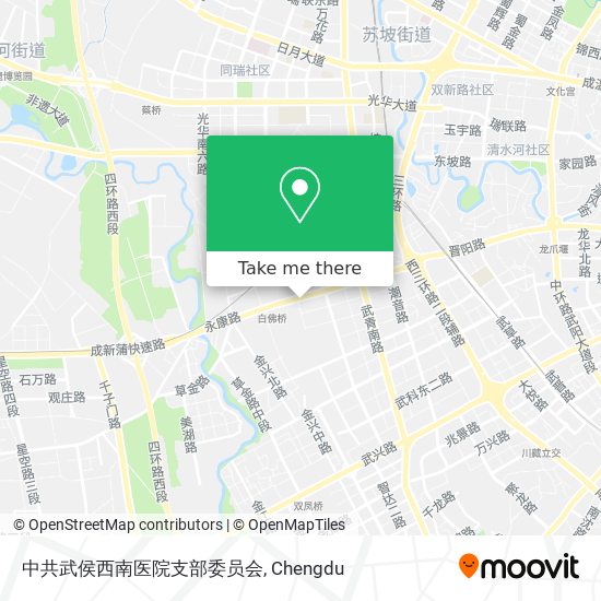 中共武侯西南医院支部委员会 map