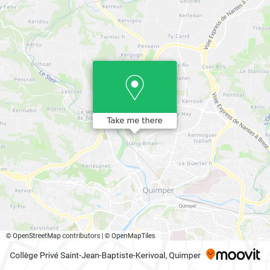 Collège Privé Saint-Jean-Baptiste-Kerivoal map