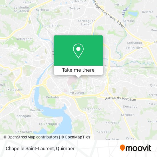 Mapa Chapelle Saint-Laurent