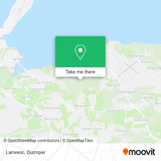 Lanveoc map