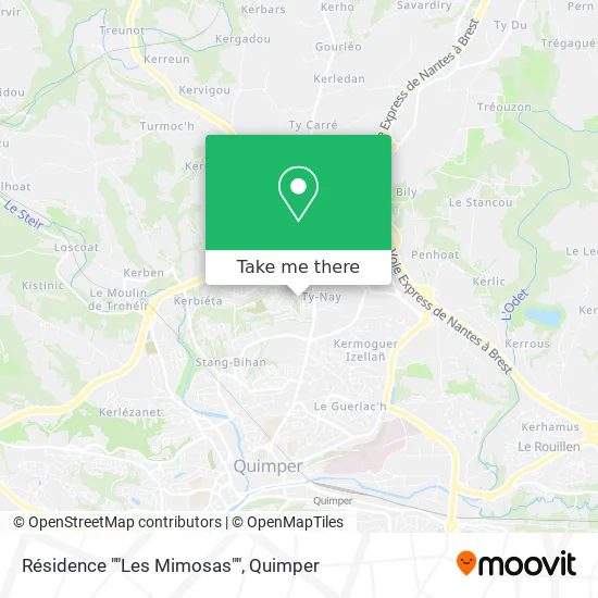 Résidence ""Les Mimosas"" map