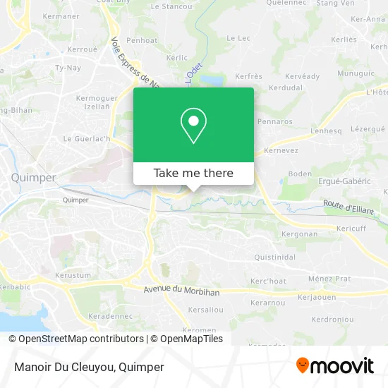 Manoir Du Cleuyou map