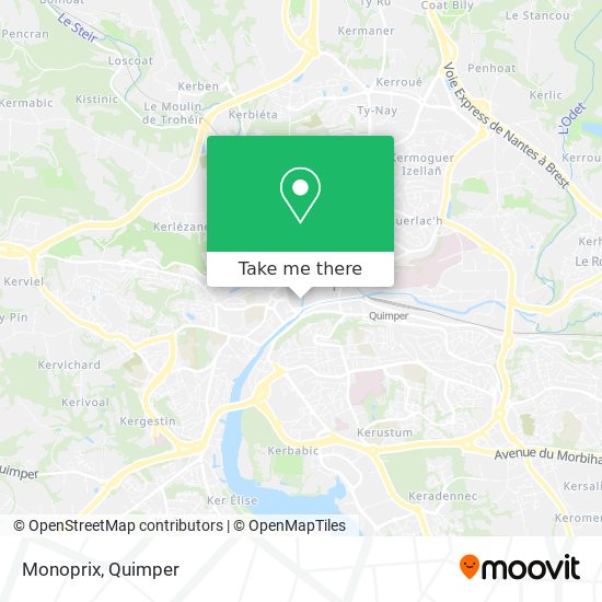 Mapa Monoprix