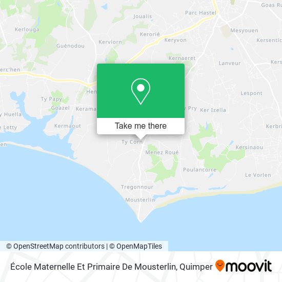 École Maternelle Et Primaire De Mousterlin map