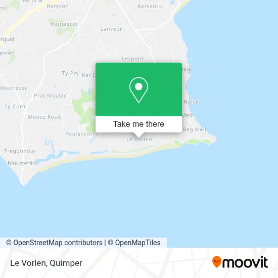 Le Vorlen map