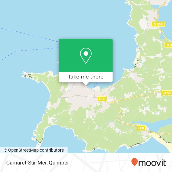 Mapa Camaret-Sur-Mer