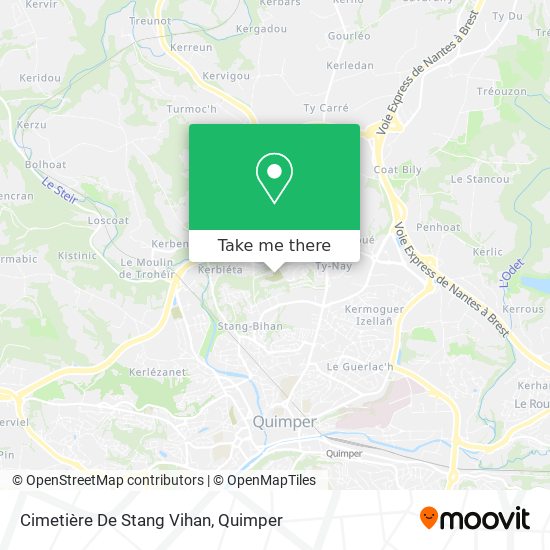 Cimetière De Stang Vihan map